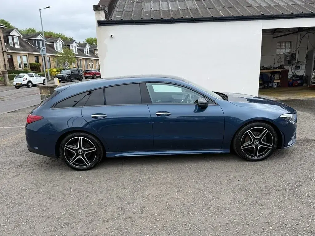 Used Mercedes CLA180 AMG Line Premium 2022 Blue Coupe