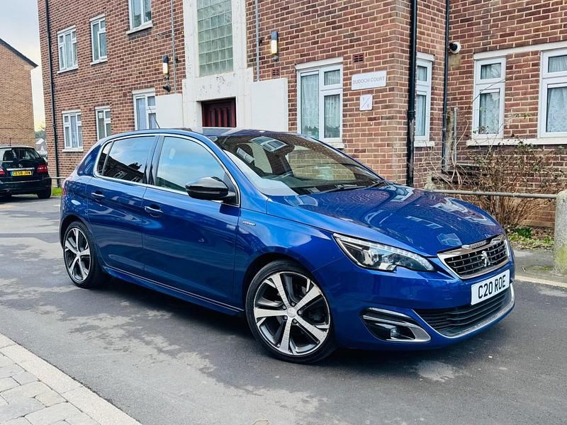 Used Peugeot 308 GT-line 2016 Blue Hatchback