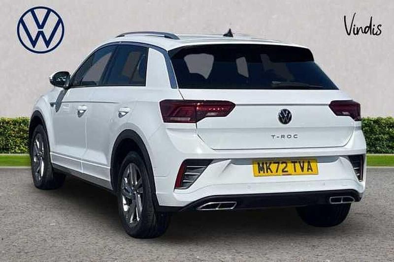 Używany VW T-Roc R-line 150 KM (110 kW) 2022 Biały SUV
