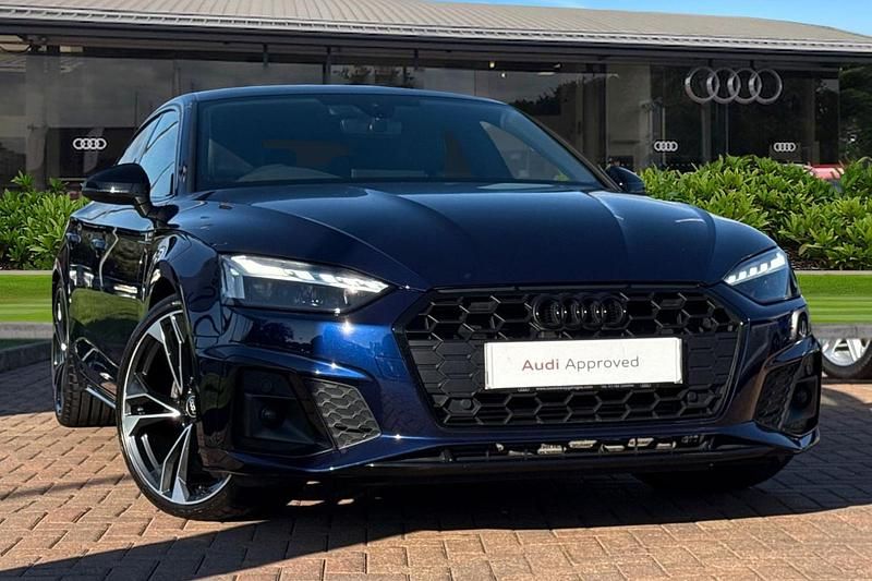 Blue Used 2022 Audi A5 Black Edition Coupe | £29,980 (Expensive) - Image 1/4