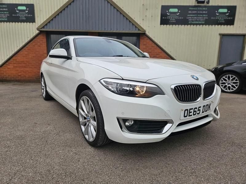 Used BMW 218 Luxury Line 2015 White Coupe