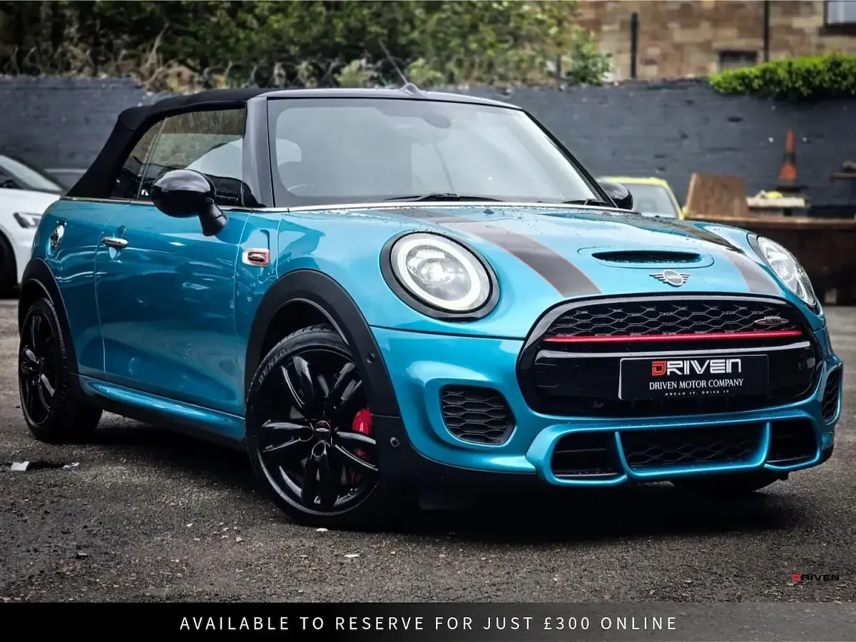 Used Mini John Cooper Works Cabriolet 2019 Turquoise Cabriolet