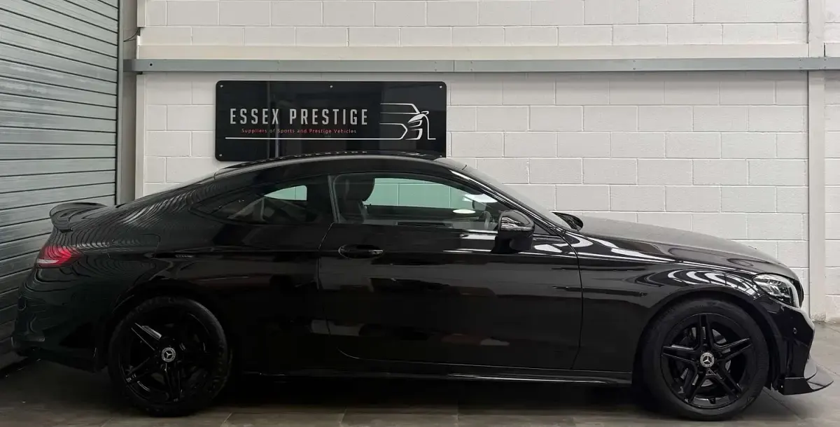 Used Mercedes C200 AMG line 2019 Black Coupe