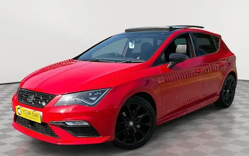 Used Seat Leon Black Edition 150 HP (110 kW) 2020 Red Hatchback