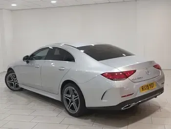 Used Mercedes CLS350 AMG line 286 HP (210 kW) 2019 Silver Coupe