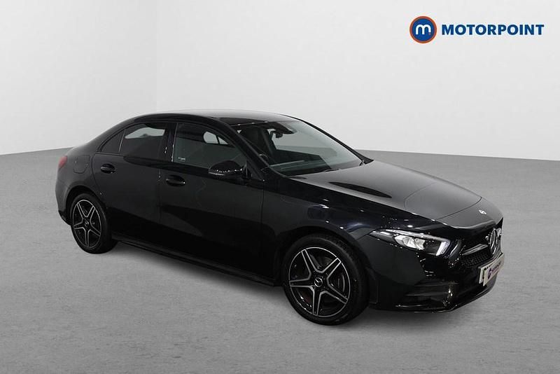 Used Mercedes A250 AMG line 218 HP (160 kW) 2021 Black Sedan