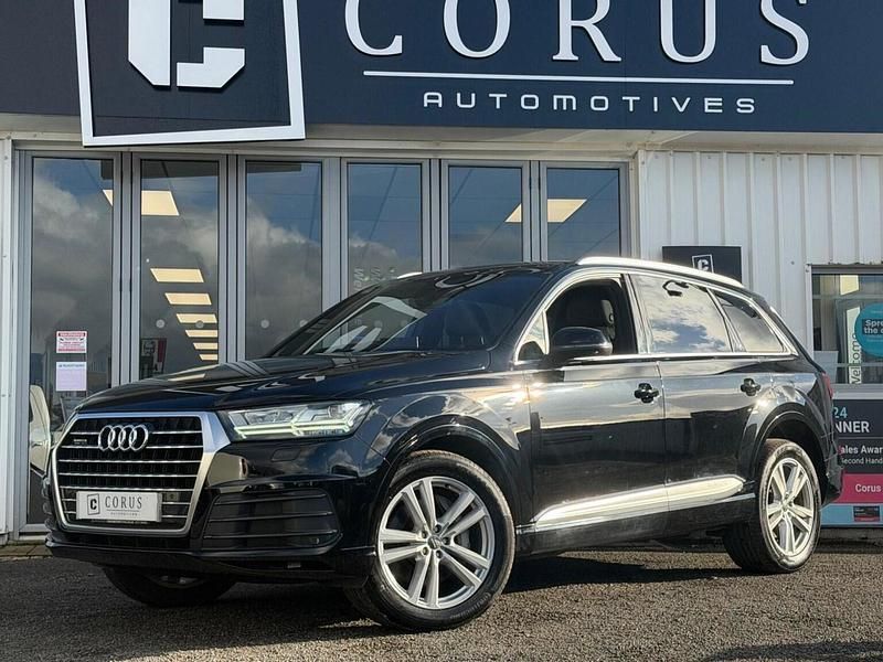 Begagnad Audi Q7 S-Line 2018 Svart SUV