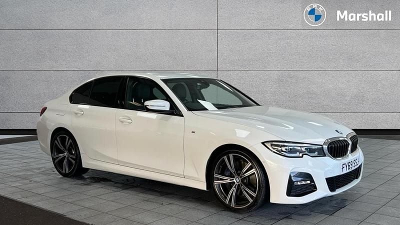 Alpine white Used 2019 BMW 330 M Sport Sedan | £22,226 (Fair price) - Image 1/4