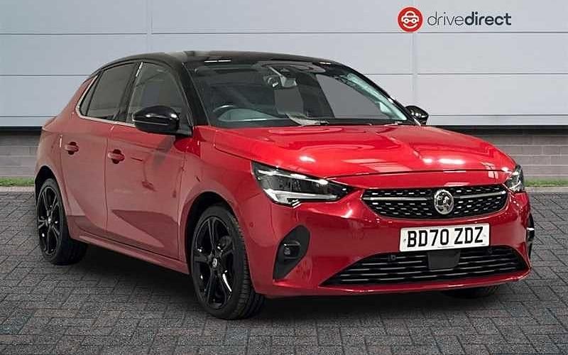 Used Vauxhall Corsa Elite 101 HP (74 kW) 2020 Red Hatchback