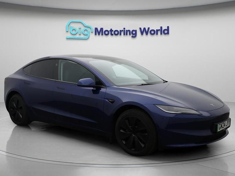 Blue Used 2024 Tesla Model 3 Sedan | £28,700 (Expensive) - Image 1/4