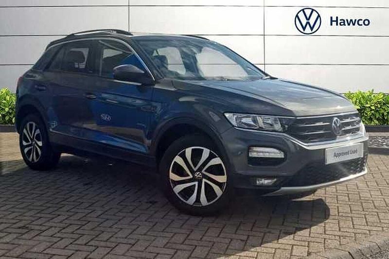 Grey Used 2022 VW T-Roc Active SUV | £18,495 (Fair price) - Image 1/4