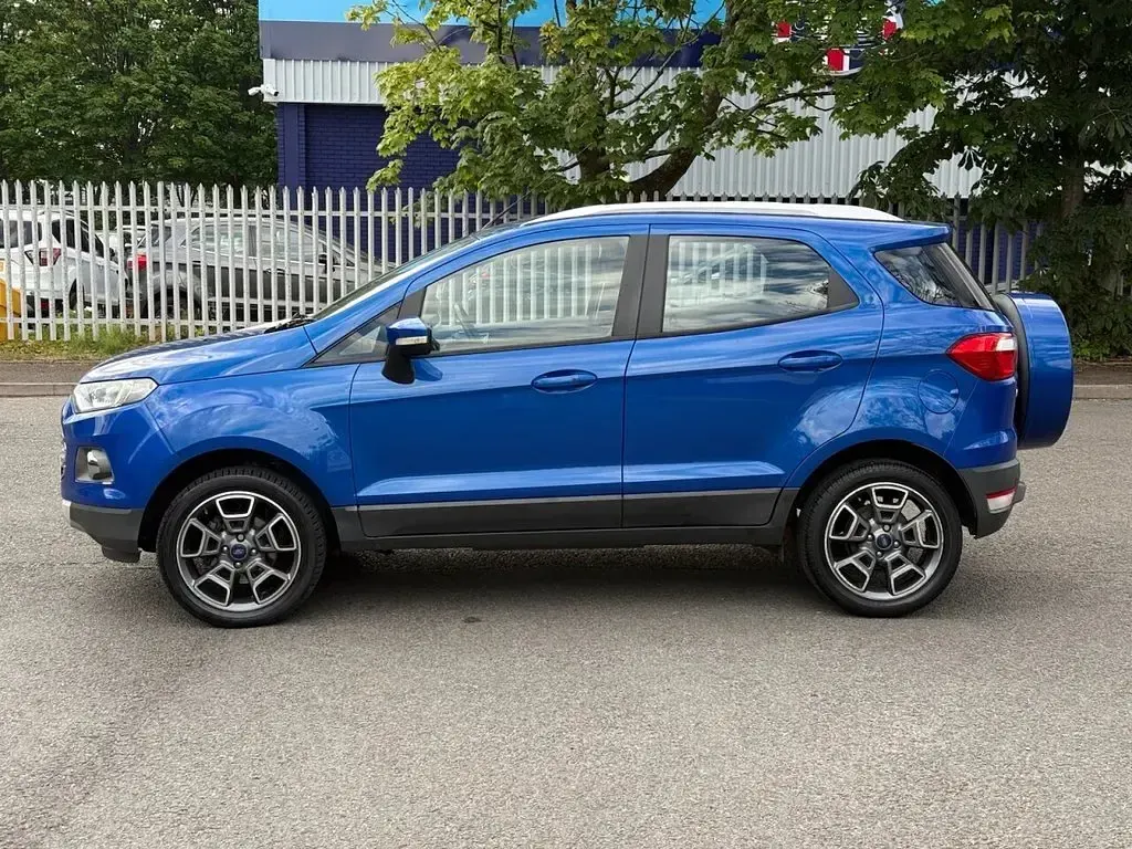 Used Ford Ecosport Titanium 2014 Blue SUV