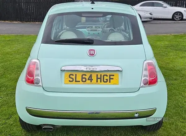 Used Fiat 500 Lounge 69 HP (50 kW) 2014 Green Hatchback