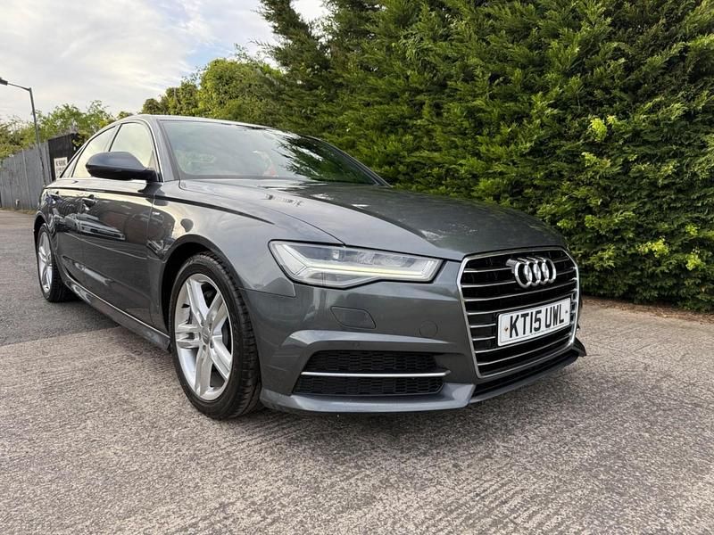 Grey Used 2015 Audi A6 S-Line Sedan | £8,795 (Fair price) - Image 1/4