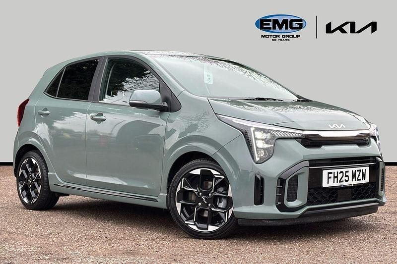 Used Kia Picanto GT-Line S 77 HP (56 kW) 2025 Adventurous green Hatchback