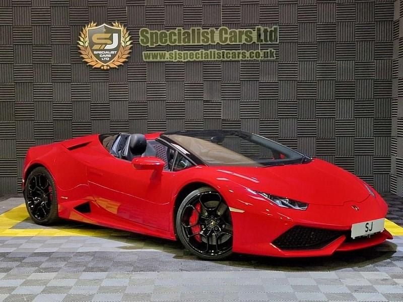 Red Used 2017 Lamborghini Huracán Cabriolet | £139,995 (Good price) - Image 1/4