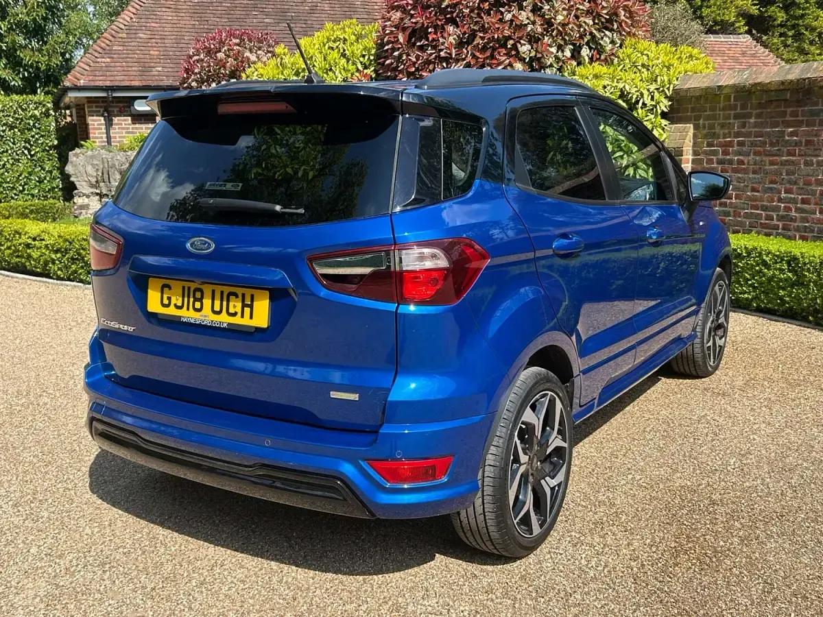 Used Ford Ecosport ST-Line 140 HP (102 kW) 2018 Blue SUV