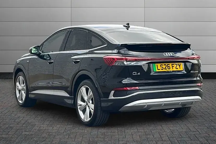 New Audi Q4 Sportback e-tron S-Line 207 kW (282 HP) 2026 Mythos black SUV