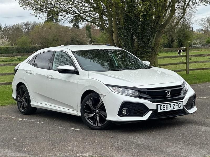 Begagnad Honda Civic SR 2018 Vit Halvkombi