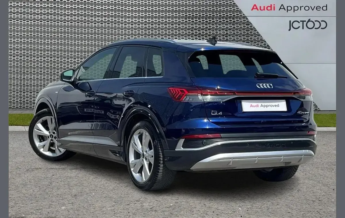 Used Audi Q4 e-tron S-Line 150 kW (204 HP) 2023 Blue SUV