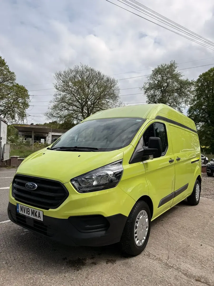 Used Ford Transit Custom 2018 Green Van