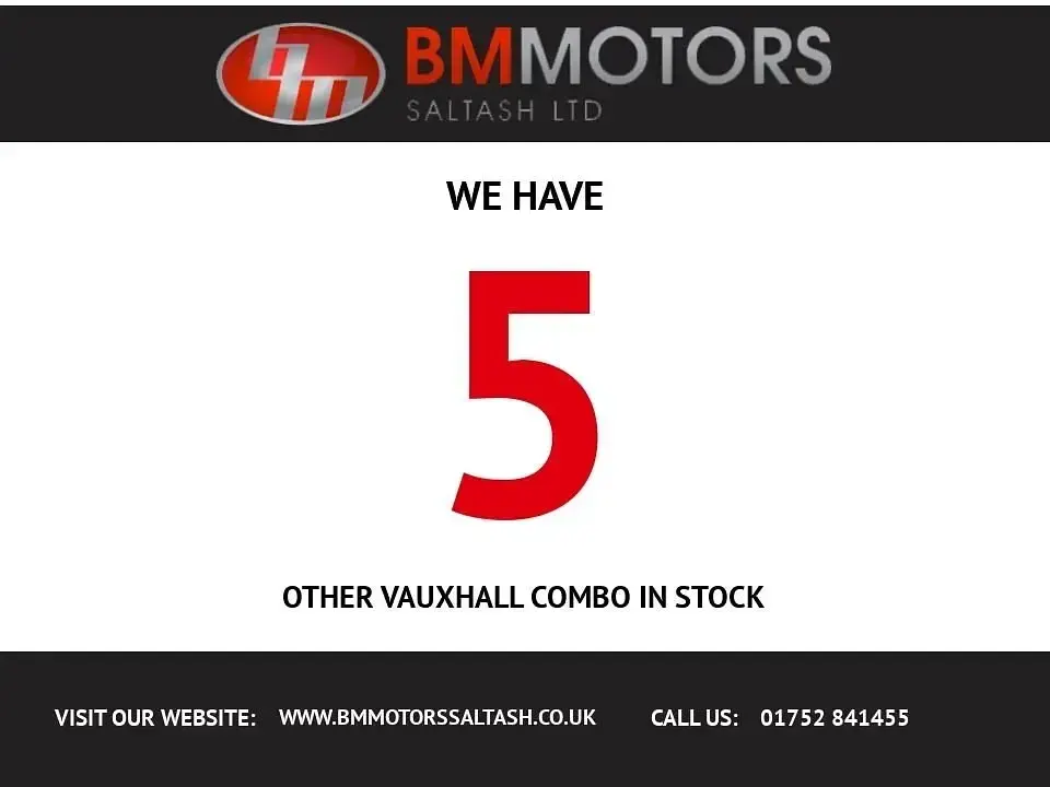 Used Vauxhall Combo Sportive 2019 White MPV