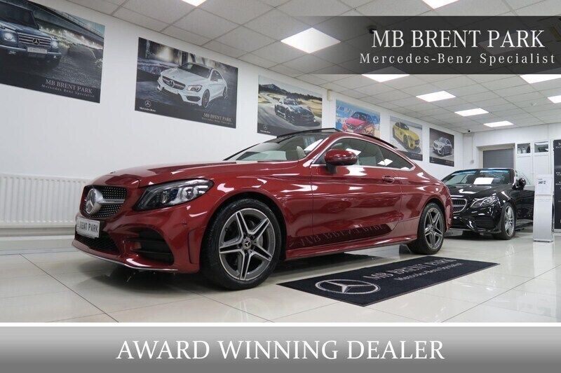 Red Used 2019 Mercedes C200 AMG Line Premium Plus Coupe | £22,000 (A bit pricey) - Image 1/3