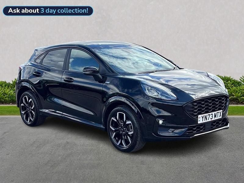 Black Used 2023 Ford Puma Gen-E ST-Line X Hatchback | £16,475 (Fair price) - Image 1/4