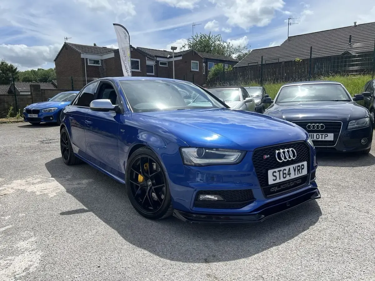 Used Audi S4 Comfort 333 HP (244 kW) 2015 Blue Sedan