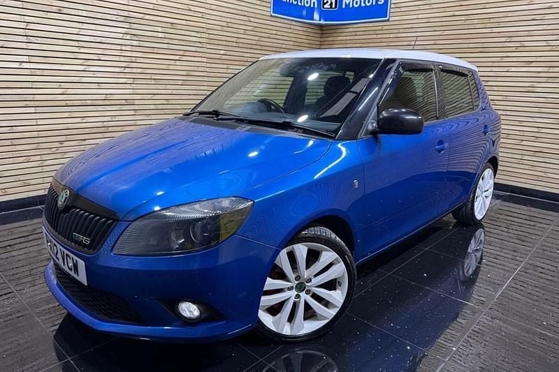 Blue Used 2012 Skoda Fabia vRS Hatchback | £4,490 (Good price) - Image 1/1