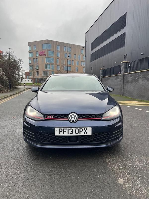 Used VW Golf VII GTI 230 HP (169 kW) 2013 Blue Hatchback