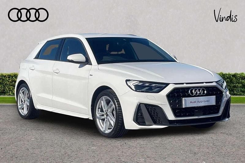 White Used 2022 Audi A1 S-Line Hatchback | £21,478 (Fair price) - Image 1/4