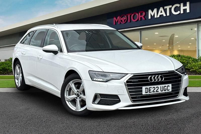 White Used 2022 Audi A6 Sport Estate | £24,690 (Fair price) - Image 1/4
