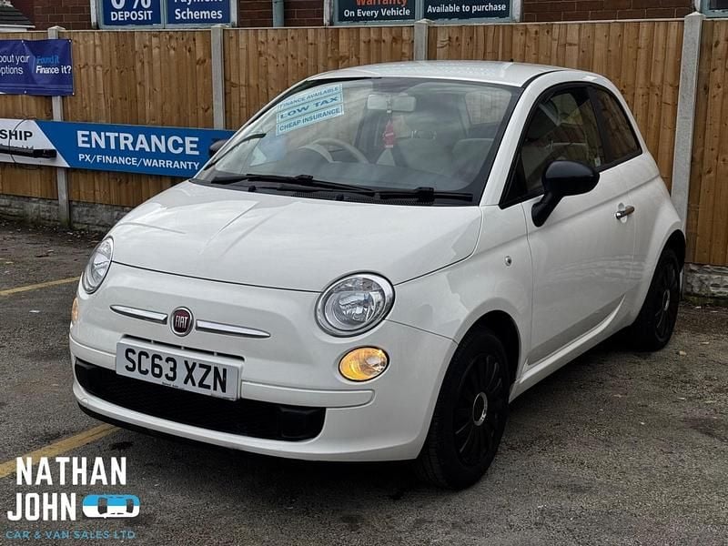 White Used 2014 Fiat 500 Pop Hatchback | £4,175 (Good price) - Image 1/4