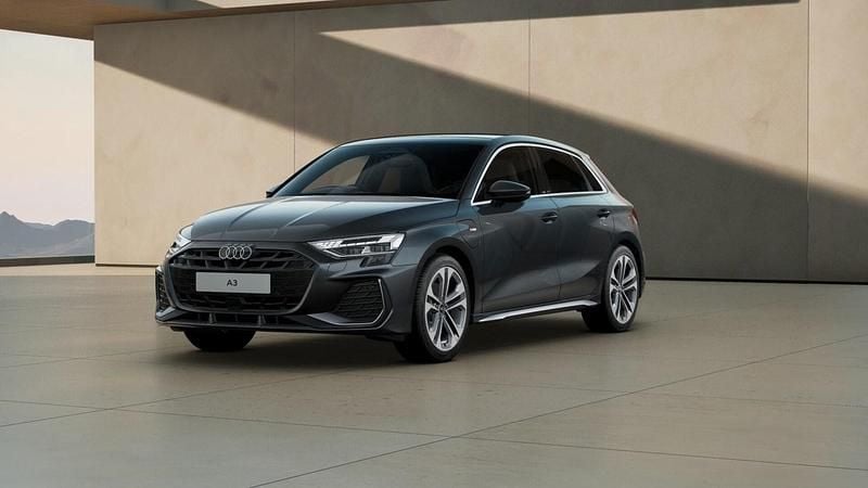 New Audi A3 S-Line 2026 Grey Hatchback