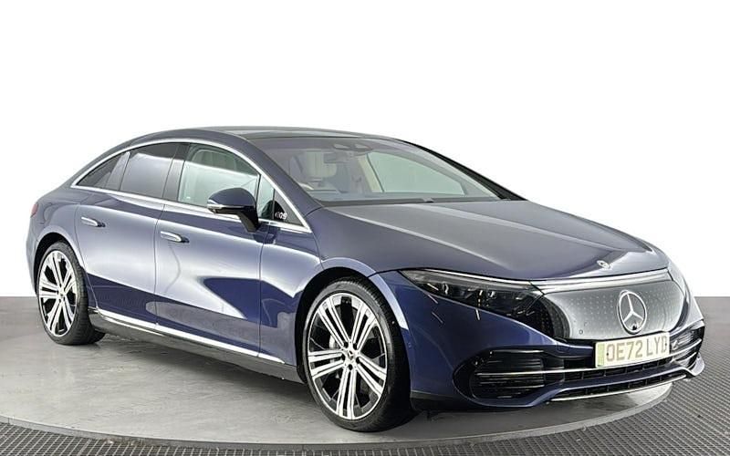 Used Mercedes EQS450+ Luxury 244 kW (333 HP) 2022 Blue Sedan