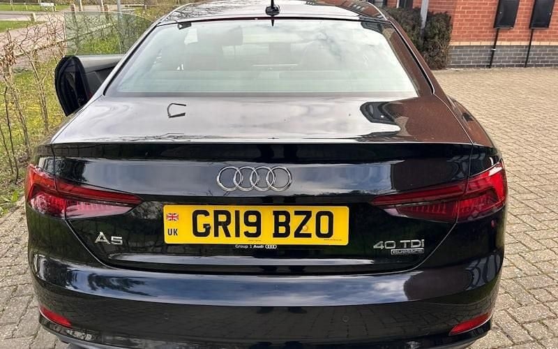 Used Audi A5 S-Line 190 HP (139 kW) 2019 Black Coupe