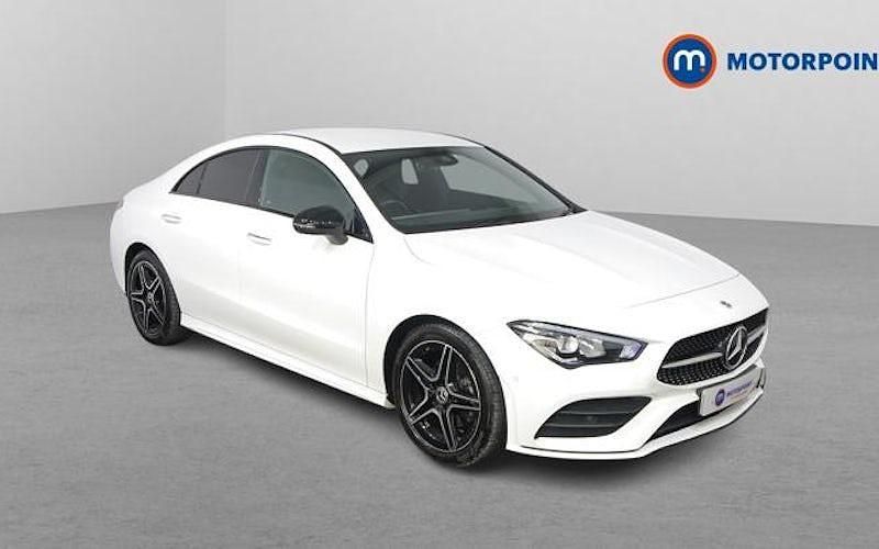 Used Mercedes CLA180 AMG Line Premium 136 HP (100 kW) 2022 White Sedan
