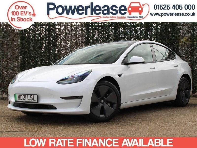 White Used 2021 Tesla Model 3 Long Range Sedan | £18,444 (Super price) - Image 1/2