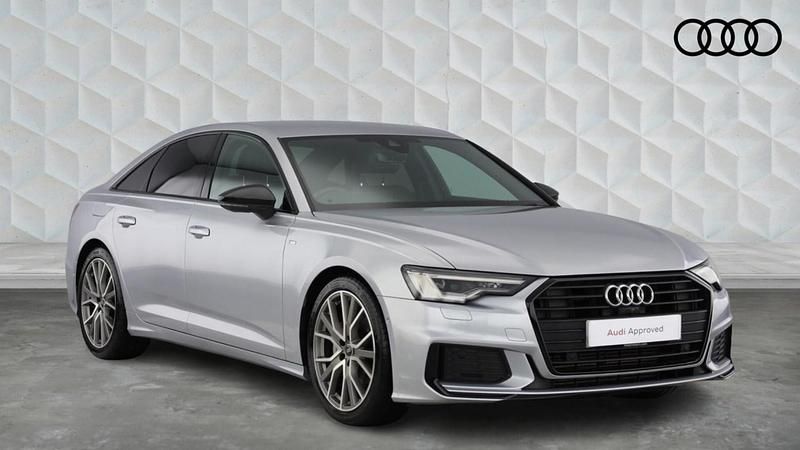 Used Audi A6 Black Edition 204 HP (150 kW) 2023 Silver Sedan