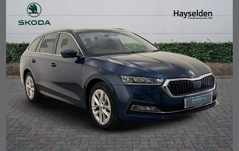 Blue Used 2022 Skoda Octavia SE L Estate | £15,895 - Image 1/4