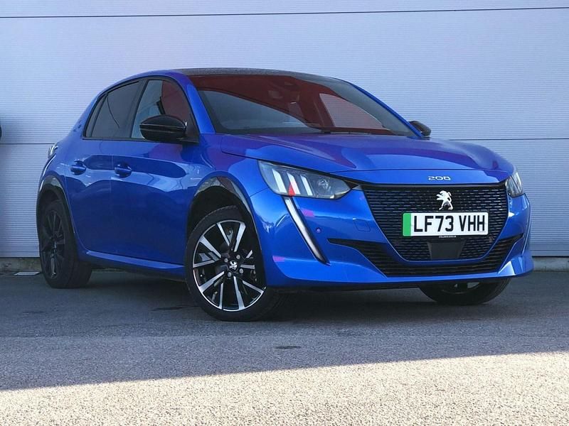 Blue Used 2024 Peugeot e-208 GTi Hatchback | £16,295 (Fair price) - Image 1/3