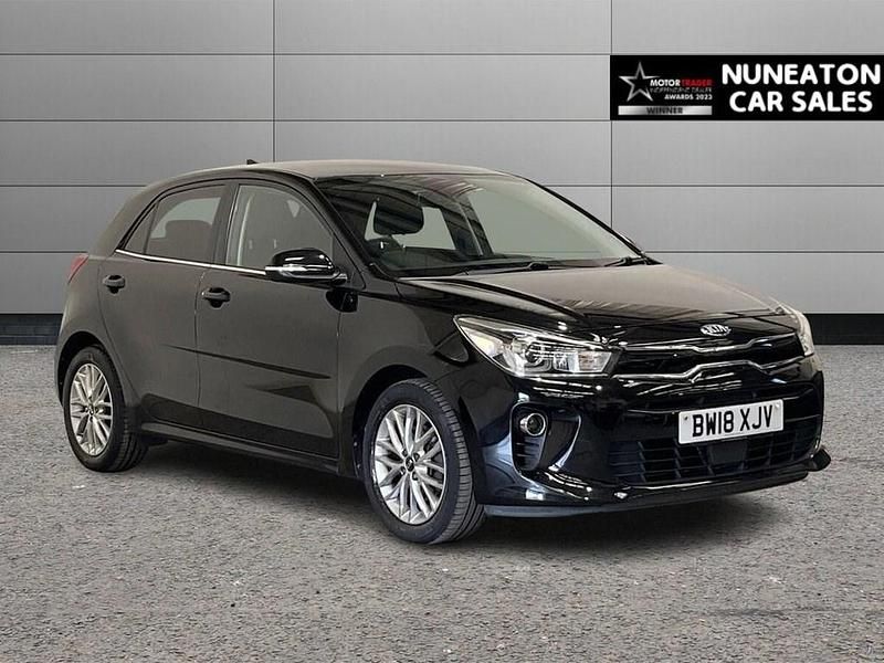 Black Used 2018 Kia Rio 3 Hatchback | £9,800 (Good price) - Image 1/4