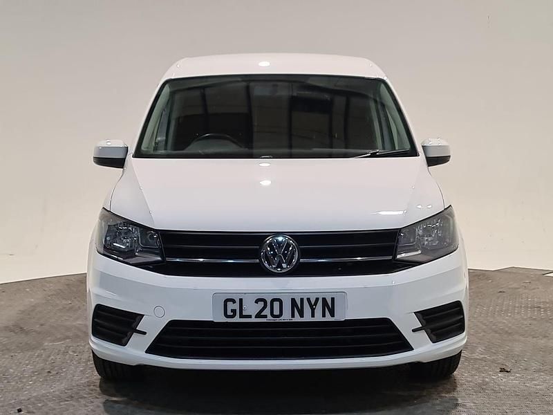 Used VW Caddy Trendline 102 HP (75 kW) 2020 White MPV
