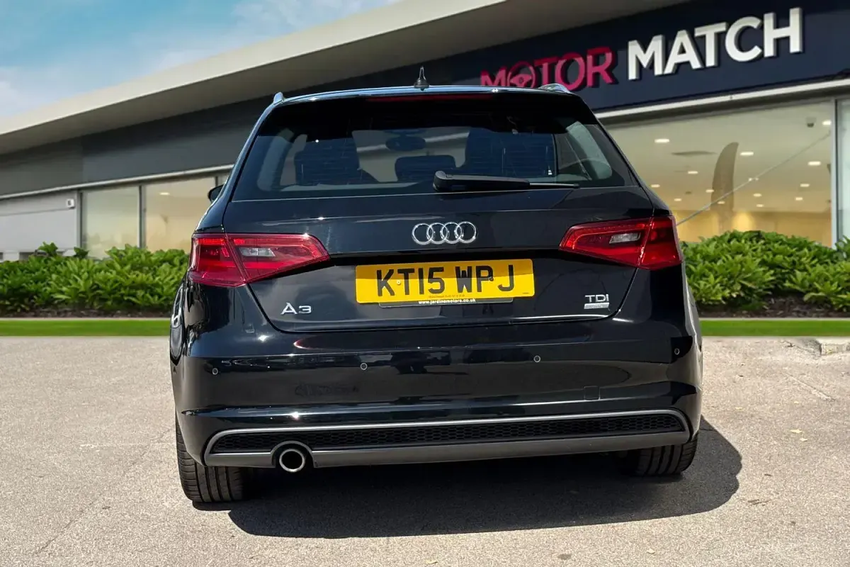 Used Audi A3 Sportback S-Line 110 HP (80 kW) 2015 Black Hatchback