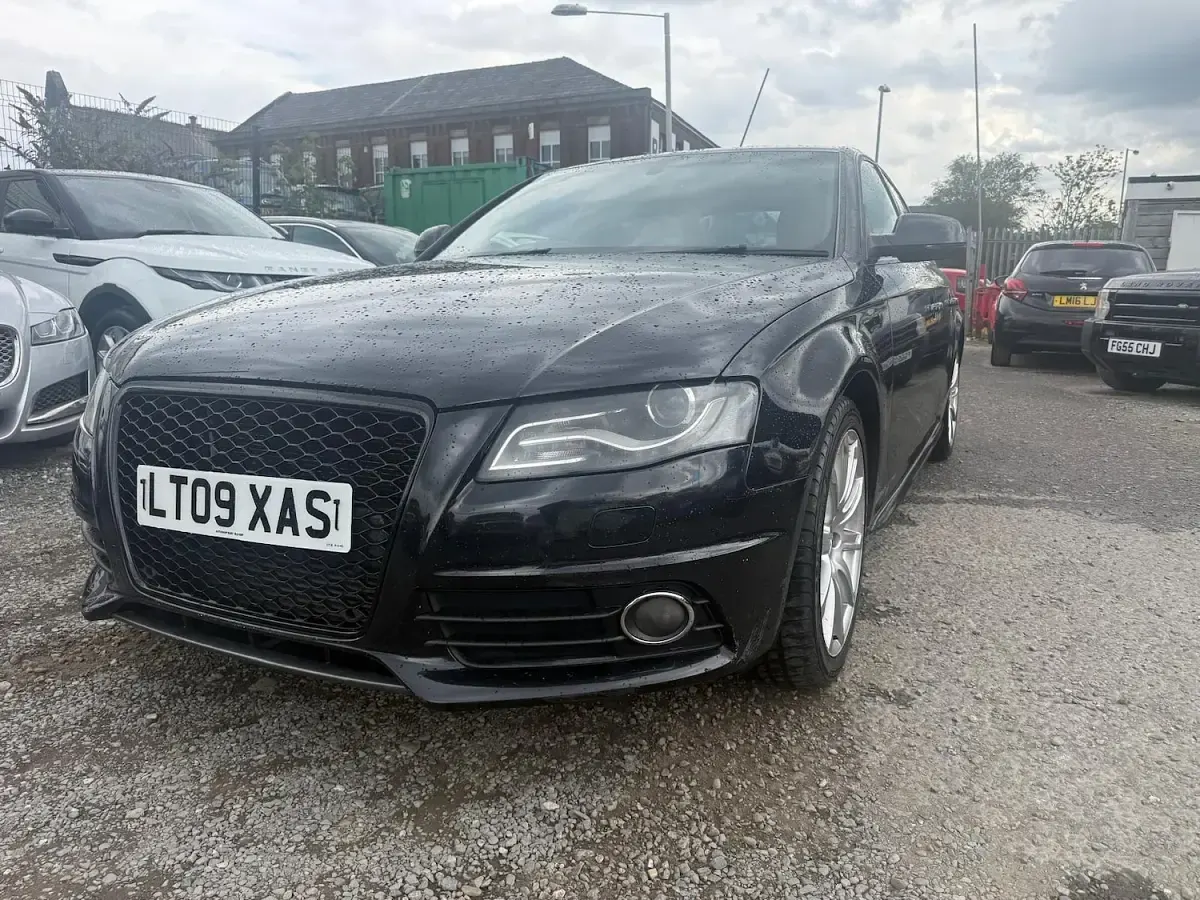 Used Audi A4 S-Line 143 HP (105 kW) 2009 Black Sedan