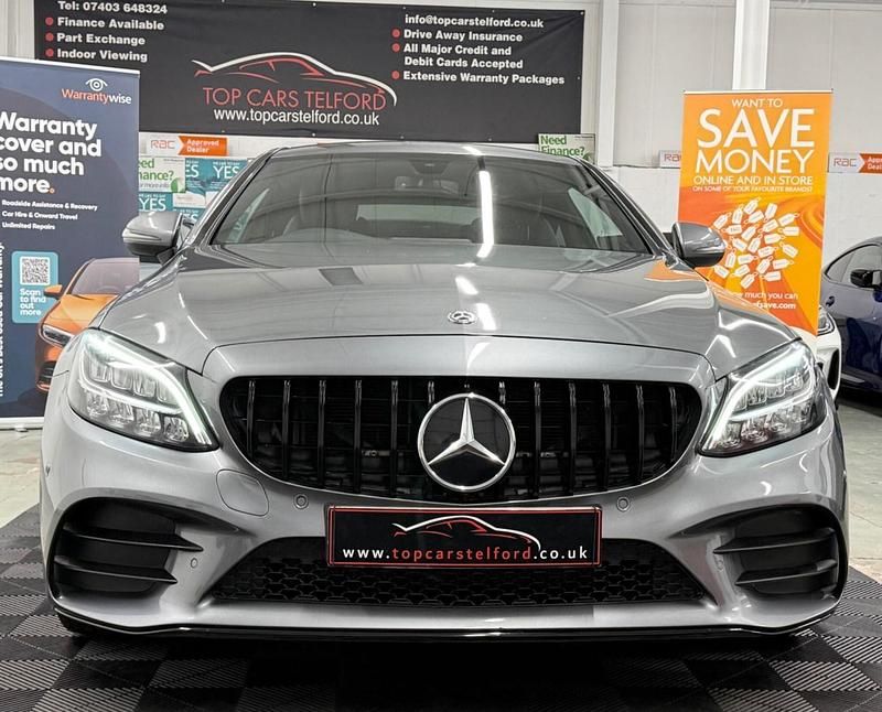 Used Mercedes C220 AMG line 2019 Grey Coupe