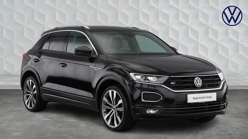 Used VW T-Roc R-line 150 HP (110 kW) 2022 Black SUV