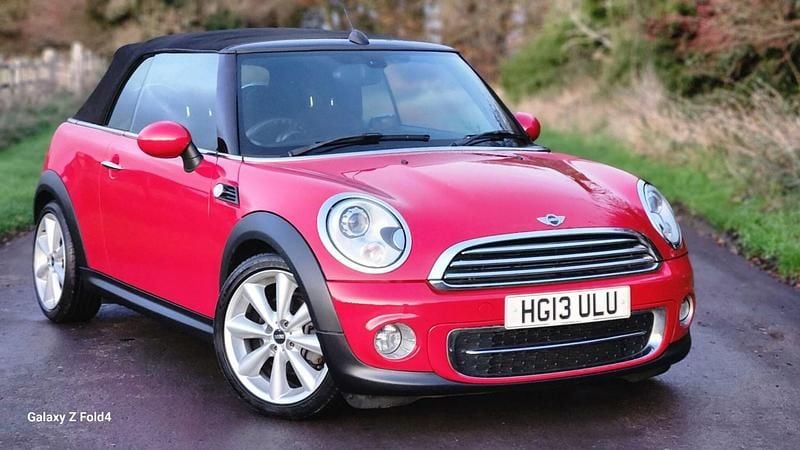 Used Mini Cooper D Cabriolet 112 HP (82 kW) 2013 Red Cabriolet