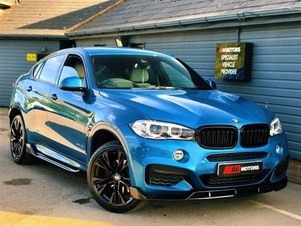 Blue Used 2018 BMW X6 M Sport SUV | £28,588 (A bit pricey) - Image 1/1